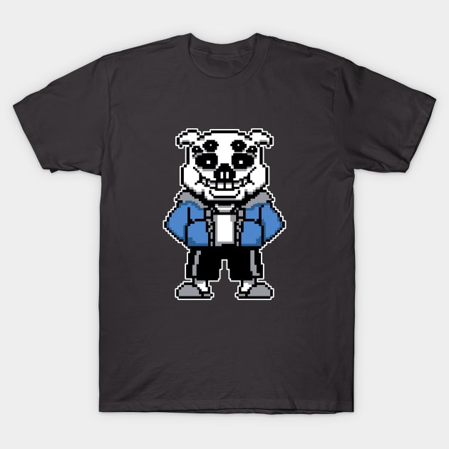 Sans in Bloodborne T-Shirt by DigitalCleo